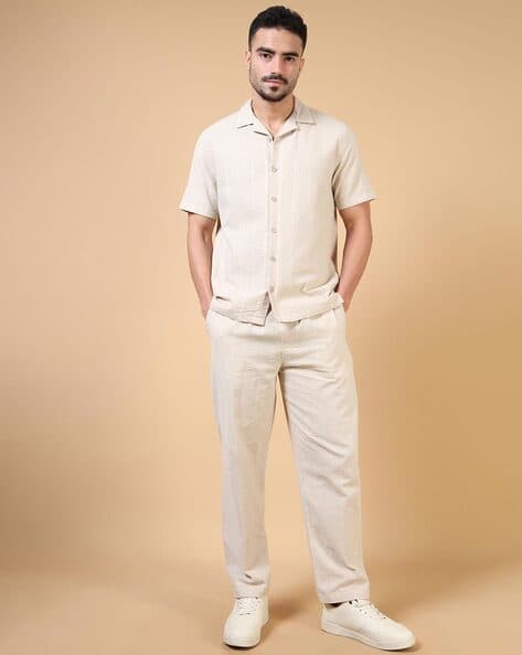 Buy Olive Co-ord Sets for Men by HANCOCK Online | Ajio.com