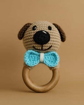 funkrafts Handmade Crochet Scooby Doo Rattle Toy-picture-43