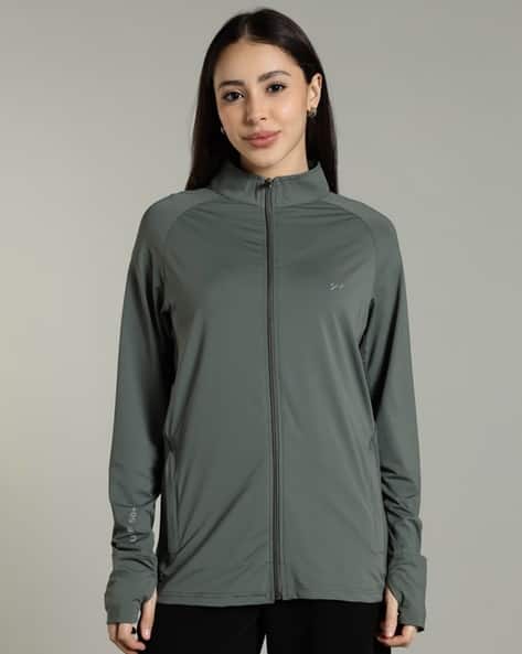 BLUE TYGA Women UPF 50+ UV Sunscreen Jacket Ice