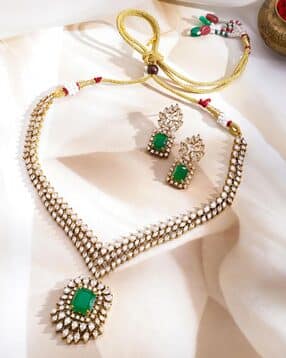 rubans Women Necklace and Earings Set-picture-17