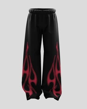 glito Men Graphic Print Straight Track Pants-picture-12