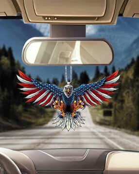 3mads Striking Eagle Design Miniature Car Interior Decoration Showpiece-picture-47