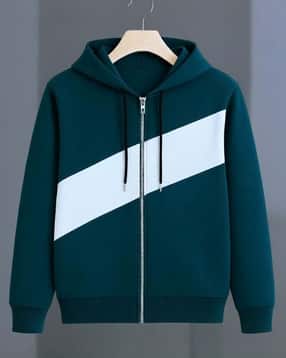 neonomad Men Colourblocked Regular Fit Hooded Sweatshirt-picture-23