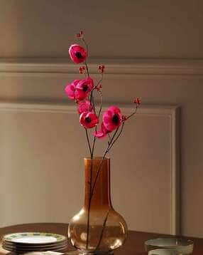 pure home and living  Poppy Berry Artificial Flower Stem-picture-44