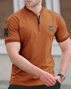 alpha tribe Men Regular Fit Polo T-Shirt-picture-24