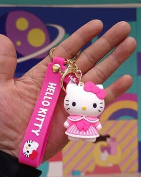3D Hello Kitty Silicon Keychain