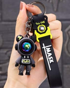 gopalvilla 3D Astronaut Keychain With Silicone Belt-picture-14