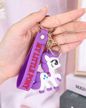 3D Little Pony Silicone Keychain