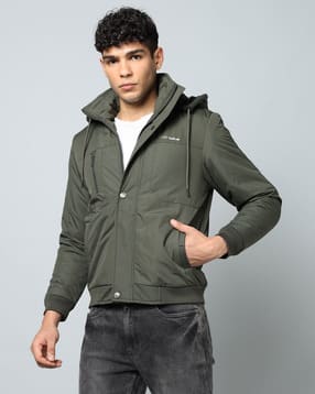 fort collins Men Regular Fit Hooded Winter Jacket with Inner Fur-picture-37