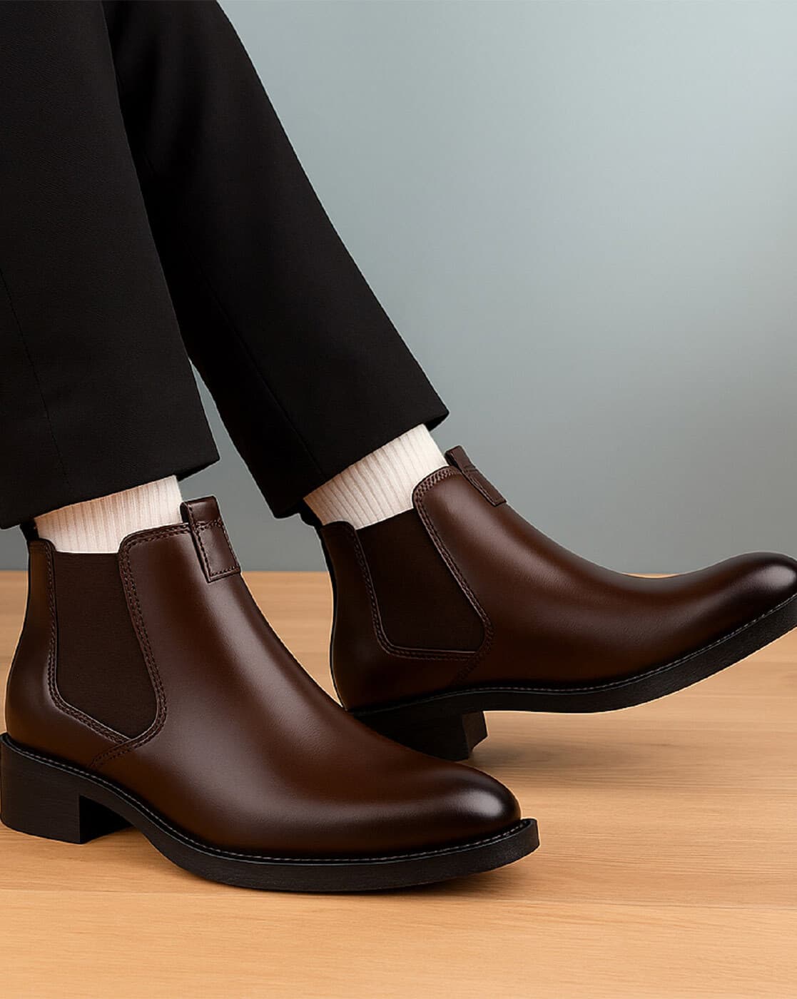 Buy BXXY Men Chelsea Boots with Faux l Online | Ajio.com