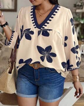 Women Floral Print Regular Fit Top