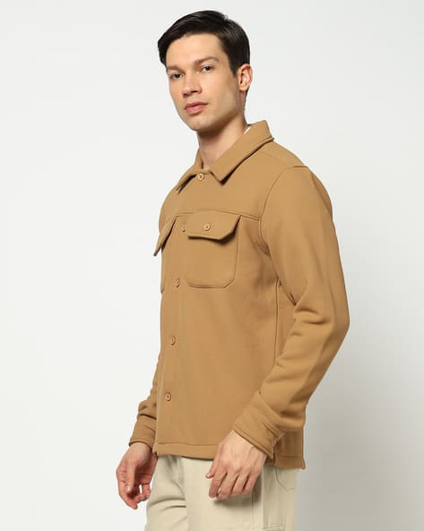 YOUSTA Men Regular Fit Panel Utility Jacket - Image 2