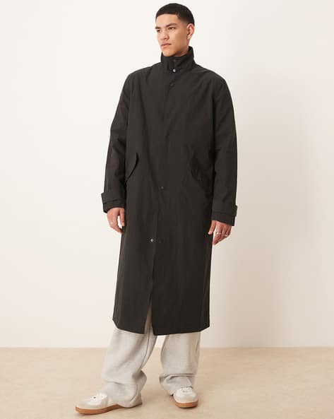 ASOS DESIGN Oversized Long Trench Coat