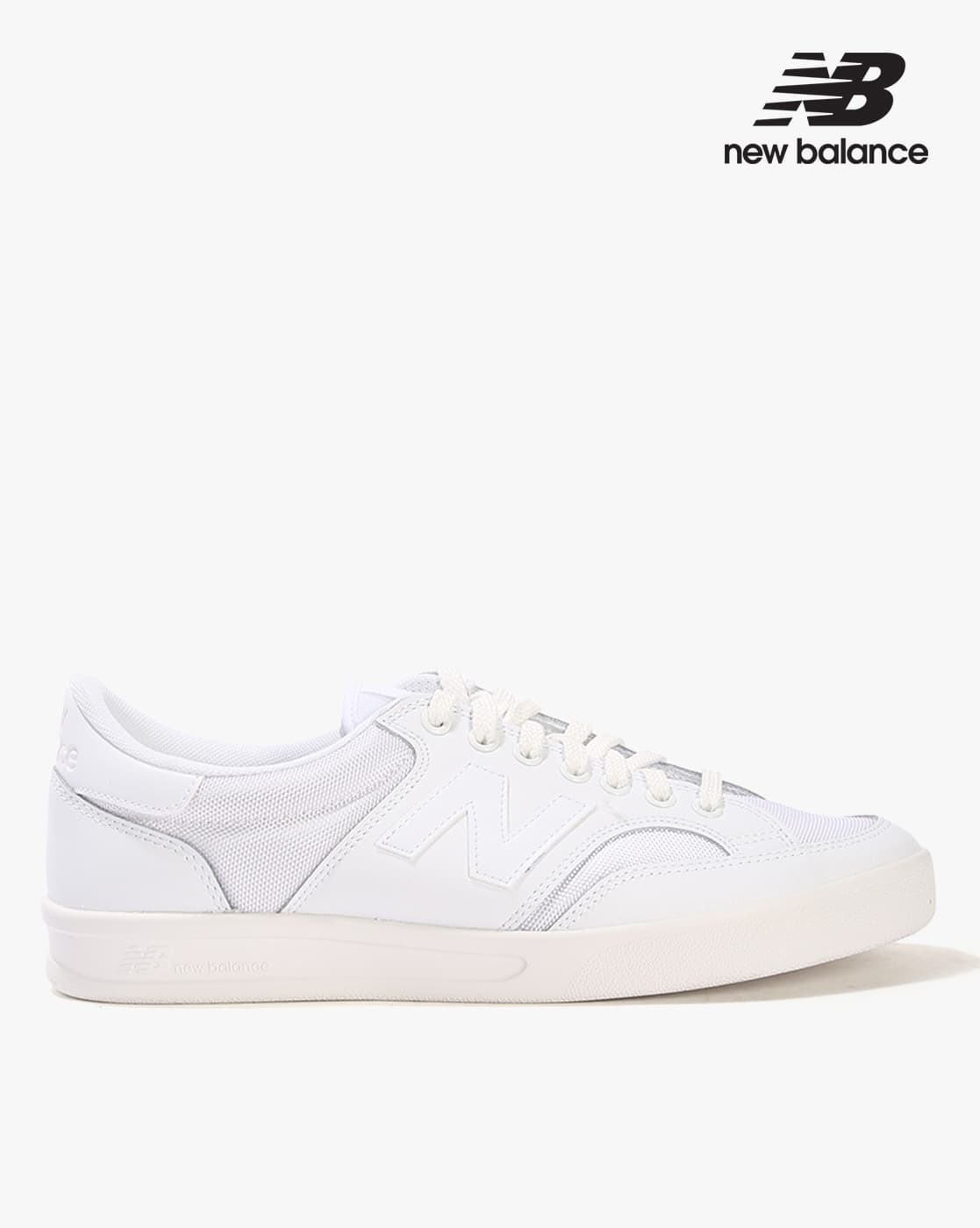 NEW BALANCE Proin Low-Top Lace-Up Shoes For Men (White, 8)