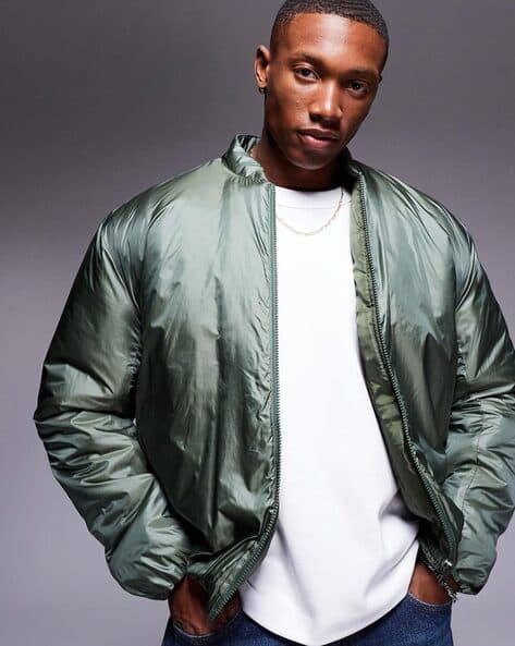 ASOS DESIGN Oversized Mono Wadded Puffer Jacket