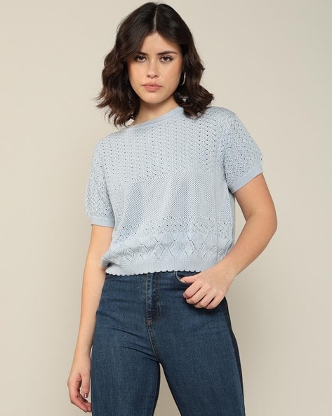 Lee Cooper Women Textured Regular Fit Top