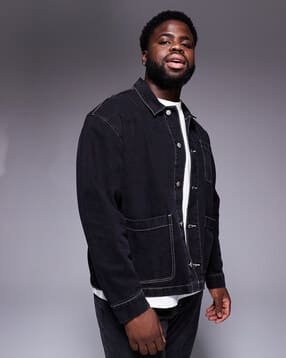 Washed Oversized Denim Jacket