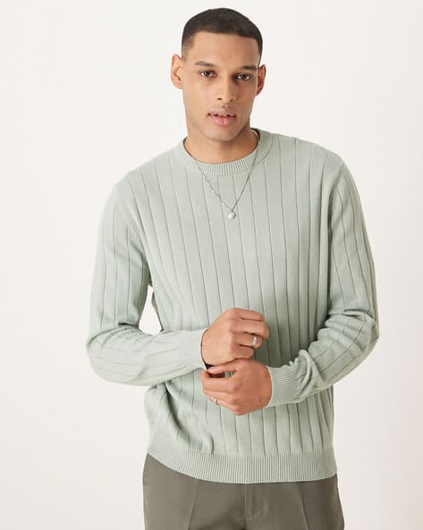 ASOS DESIGN Wide Rib Knitted Relaxed Fit Jumper