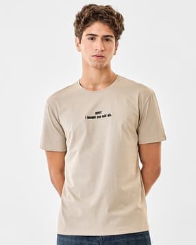 snitch Men Crew-Neck Typographic T-shirt-picture-28