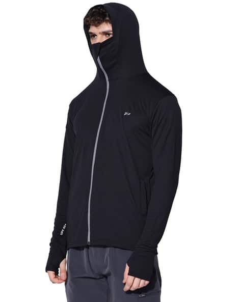 BLUE TYGA Men UPF 50+ Hooded Sunscreen Jacket