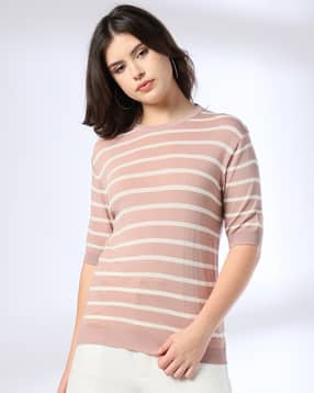 fig Women Striped Slim Fit Sweater-picture-47