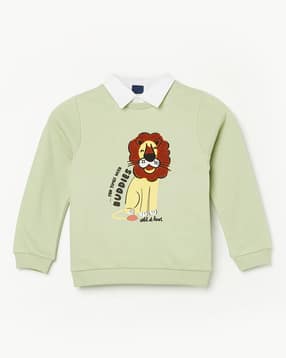 juniors by lifestyle Boys Graphic Regular Fit Sweatshirt-picture-11