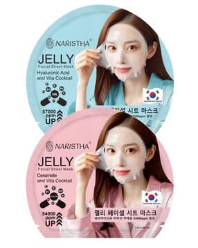 naristha Pack of 2 Jelly facial Sheet Masks-picture-33