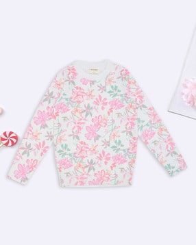 pantaloons junior Girls Floral Print Pullover-picture-18