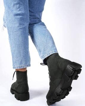 tryme Women Boots with Suede Upper-picture-13