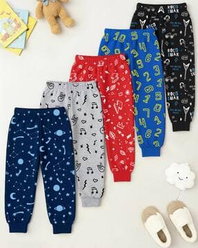 trampoline Boys Pack of 5 Graphic Print Pyjamas-picture-28