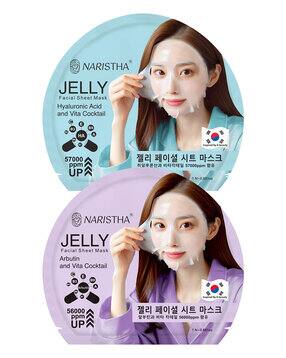 naristha Pack of 2 Jelly facial Sheet Masks-picture-30