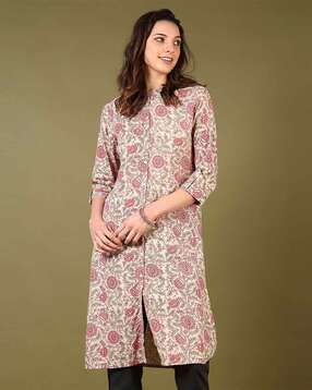 v-mart Women Floral Straight Kurta-picture-43