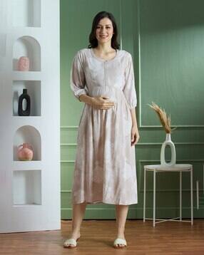 nightspree Women Striped Fit & Flare Dress -picture-45