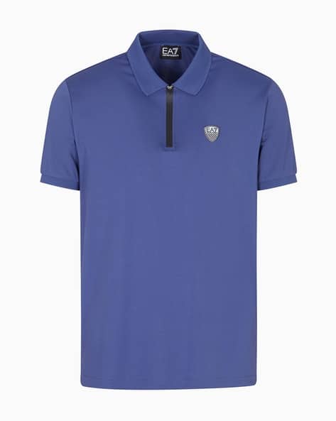 EA7 Emporio Armani Premium Shield Slim Fit Polo T-Shirt