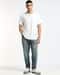 Mild tinted blue loose fit jea, BLUE, 28