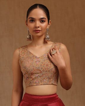 soch Women Silk Padded Blouse-picture-36