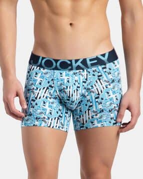 jockey Men Printed Trunks with Elasticated Waist-picture-19