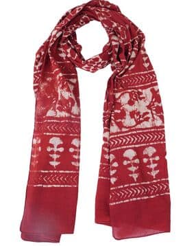 style 98 Women Tie & Dye Print Stole-picture-26