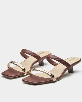 Women Heeled Shoes with Leather Upper-image-34