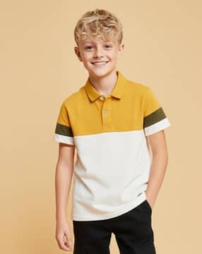 cherry crumble by nitt hyman Boys Colour-Block Regular Fit T-Shirt-picture-46