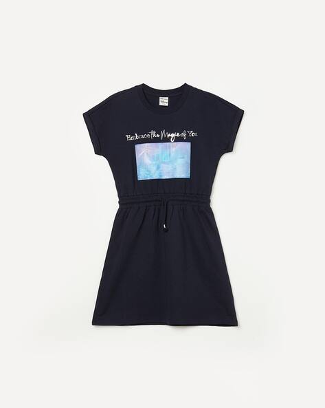 Fame forever by lifestyle Girls Graphic Print A-Line Dress