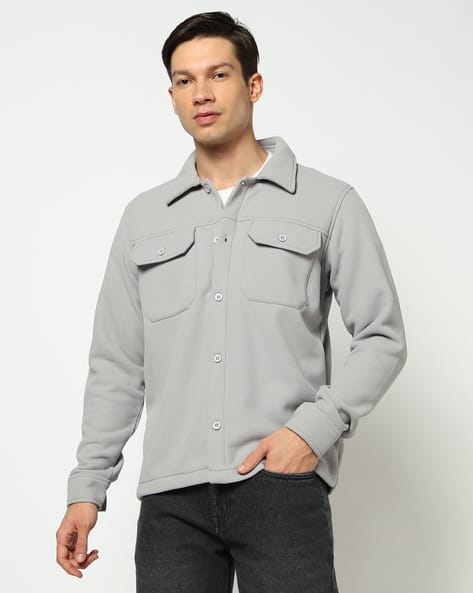 YOUSTA Men Panelled Regular Fit Utility Jacket - Image 5
