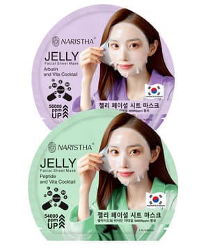 naristha Pack of 2 Jelly facial Sheet Masks-picture-42