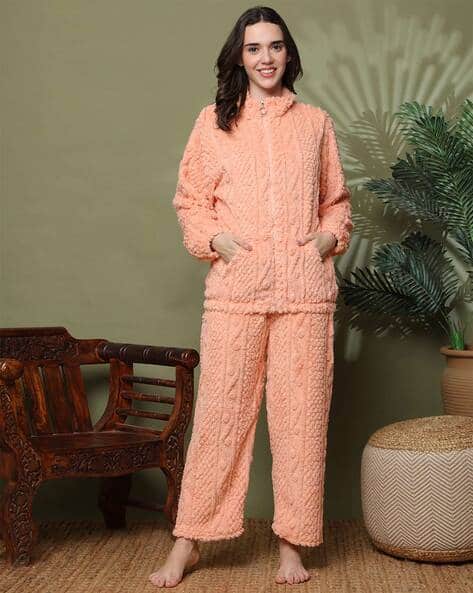 winter wear night dress for women Woolen Pajama Woman Pyjama Set Ladies Night Dress Night Pyjama Set Children's Shoes for Little Girls Mila Mae Dolman Sleeve US Size:US12 Vintage Extra