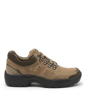woodland Men Panelled Low-Top Lace-Up Shoes-picture-27