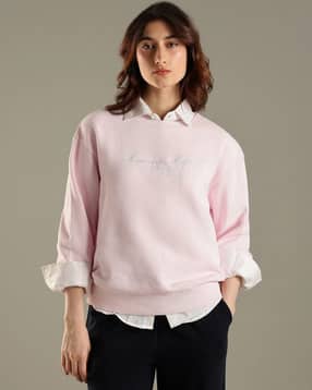 tommy hilfiger Regular Fit Cotton Crew Neck Sweatshirt-picture-13