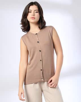 Women Front-Open Slim Fit Cardigan-image-9