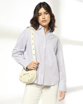 Women Striped Relaxed Fit Shirt