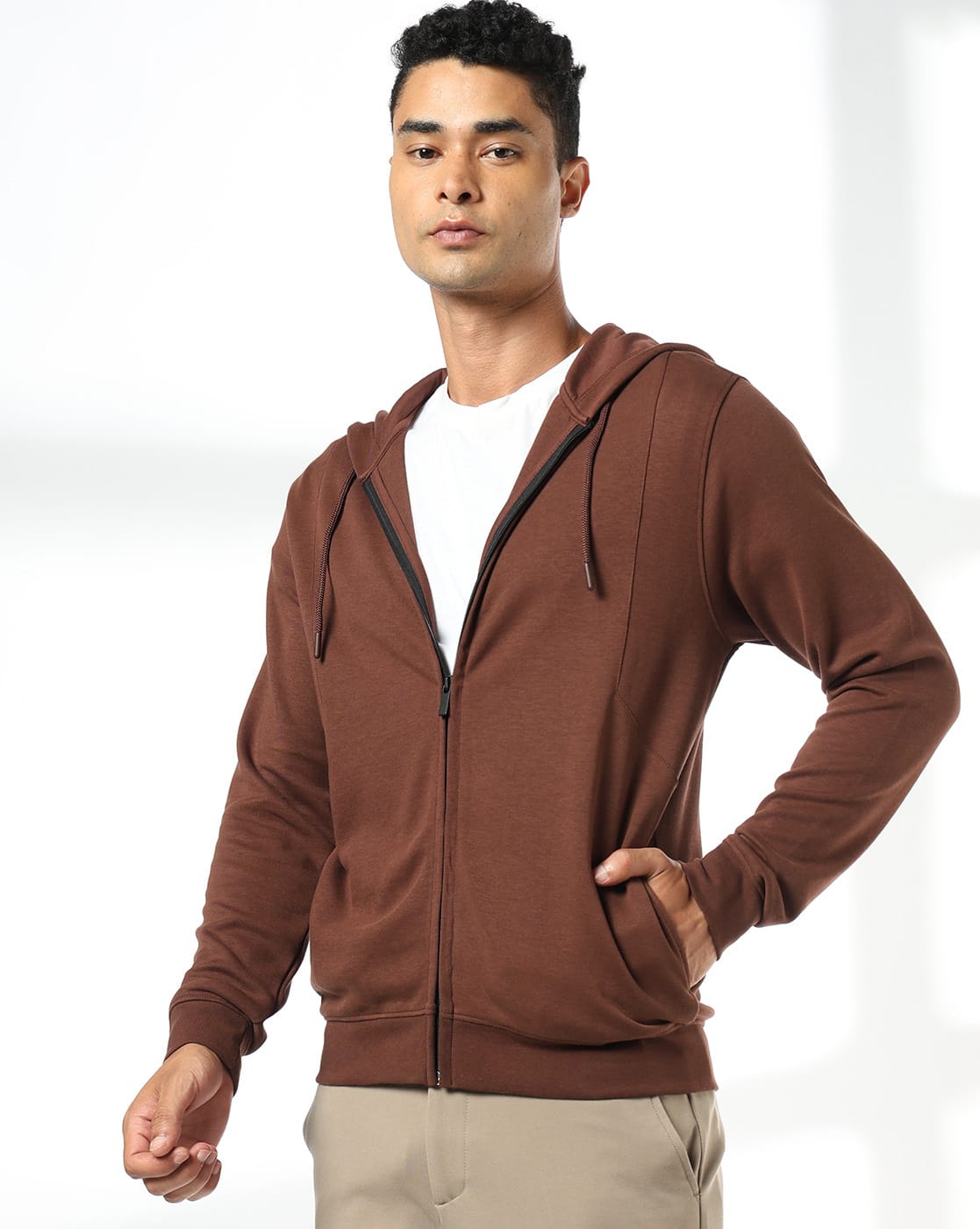 トップス andmary Jeniffer knit hoodie set ivory Buy NETPLAY Men Regular Fit Zip-Front Hoodie Online | Ajio.com