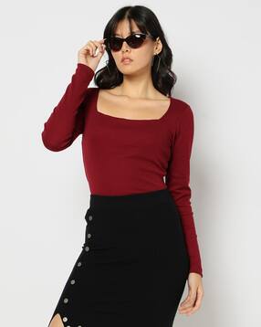 yousta Women Square-Neck Top-picture-42